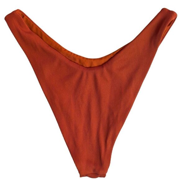 L* Space & Andie Swim 2 Piece Swimsuit Size Small Black Rio Top Rust Bottom NEW - Picture 8 of 16